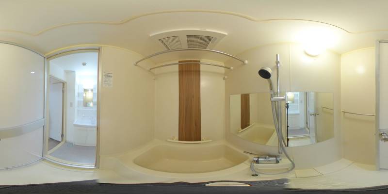 パノラマ画像バスルーム