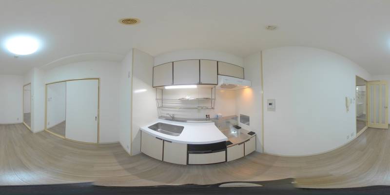 パノラマ画像キッチン