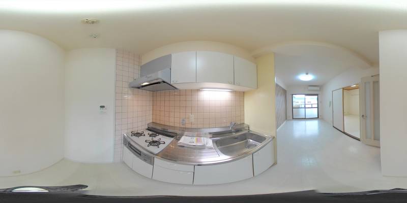 パノラマ画像キッチン