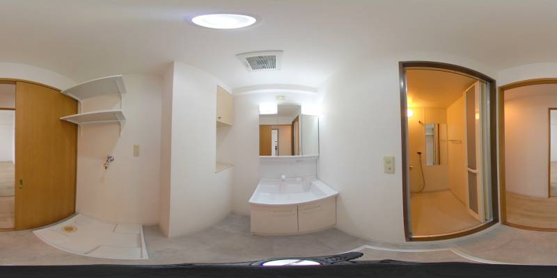 パノラマ画像洗面所