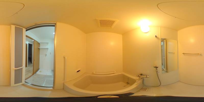 パノラマ画像バスルーム