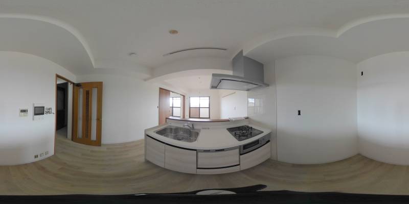 パノラマ画像キッチン