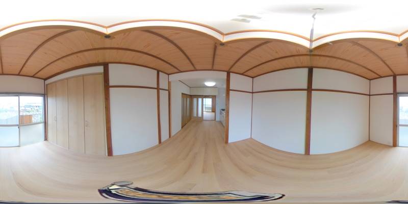 パノラマ画像リビング