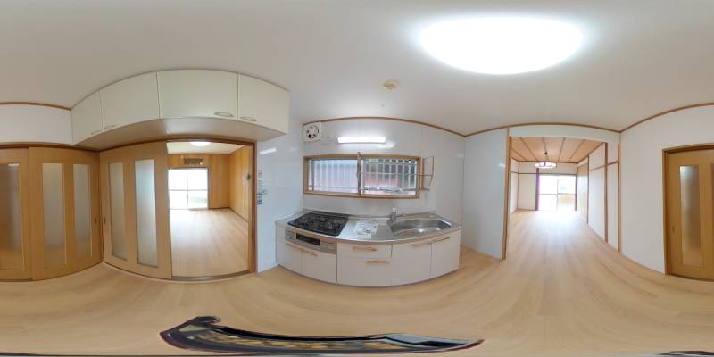 パノラマ画像キッチン