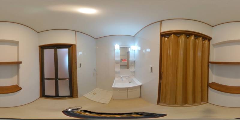 パノラマ画像洗面所