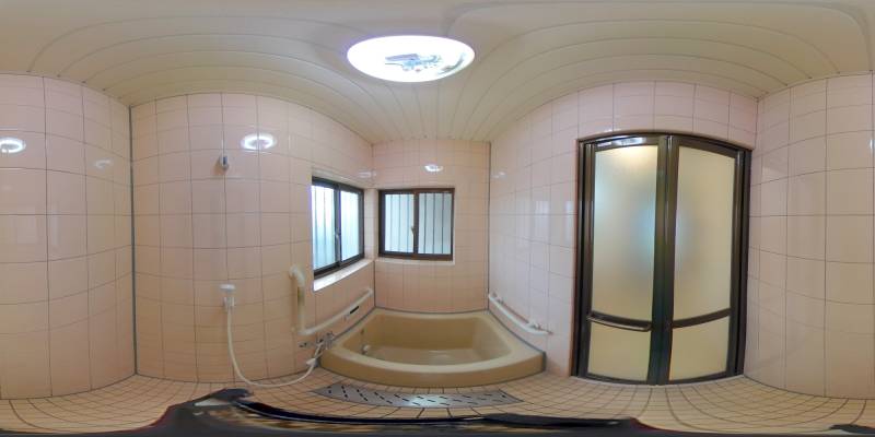 パノラマ画像バスルーム