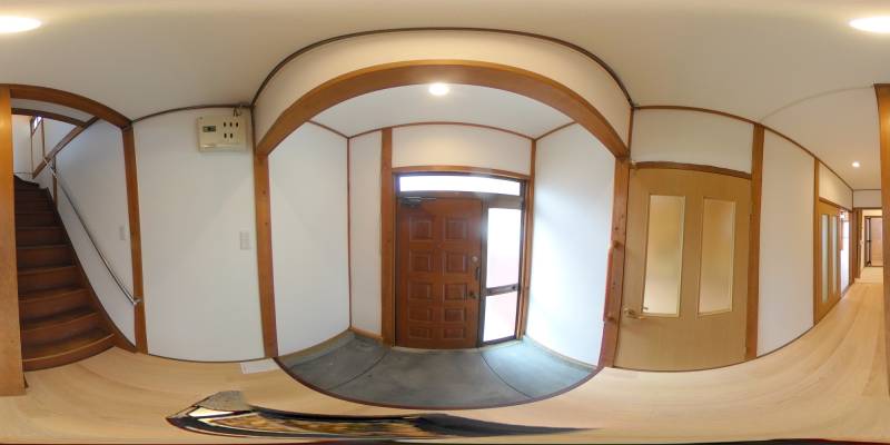 パノラマ画像玄関