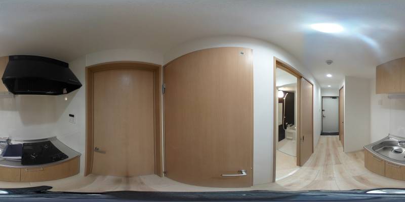 パノラマ画像キッチン