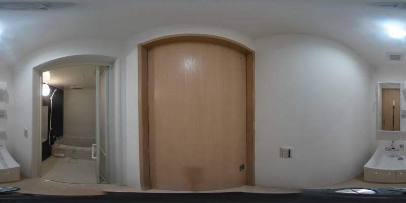 パノラマ画像洗面所