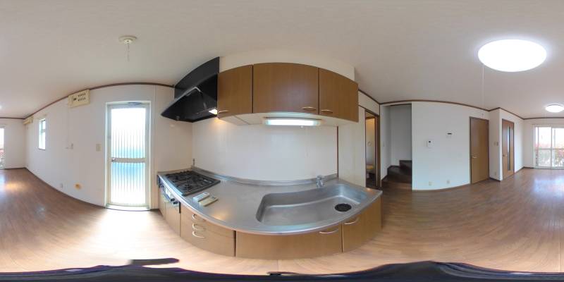 パノラマ画像キッチン