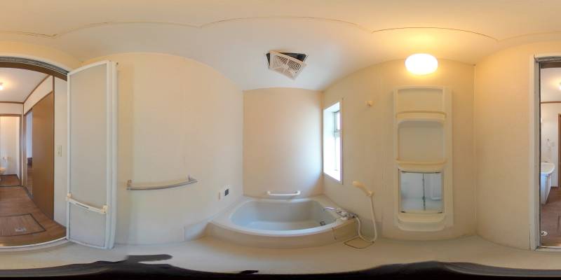 パノラマ画像バスルーム