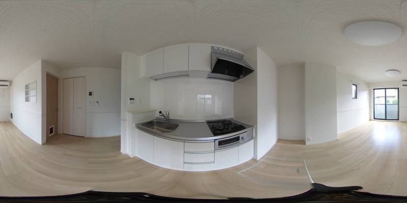 パノラマ画像キッチン