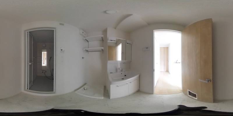 パノラマ画像洗面所