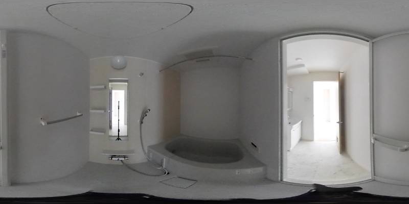 パノラマ画像バスルーム