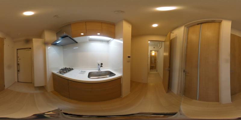 パノラマ画像キッチン