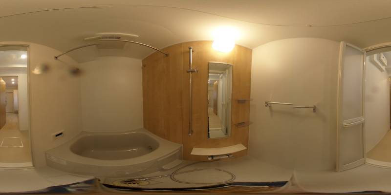 パノラマ画像バスルーム