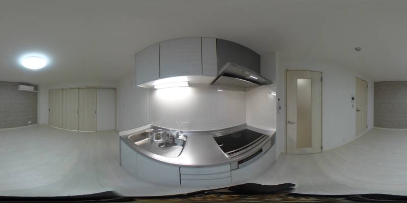 パノラマ画像キッチン