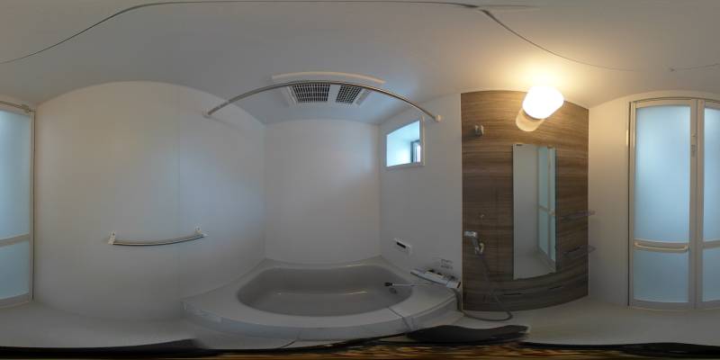 パノラマ画像バスルーム