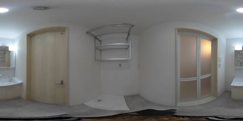 パノラマ画像洗面所