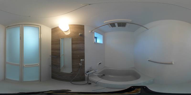 パノラマ画像バスルーム