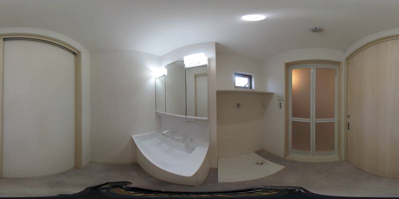 パノラマ画像洗面所