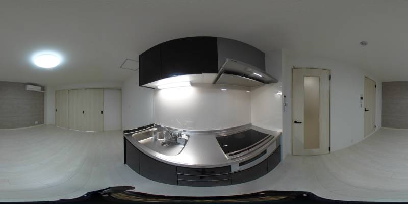 パノラマ画像キッチン