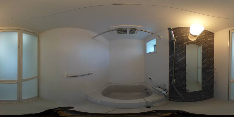 パノラマ画像バスルーム