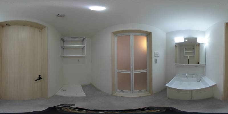 パノラマ画像洗面所