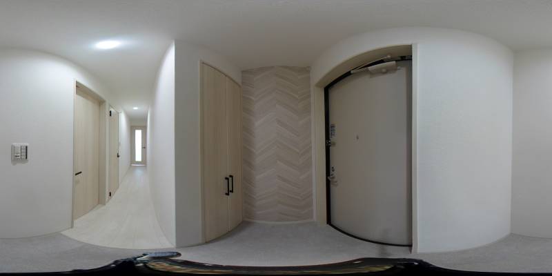 パノラマ画像玄関