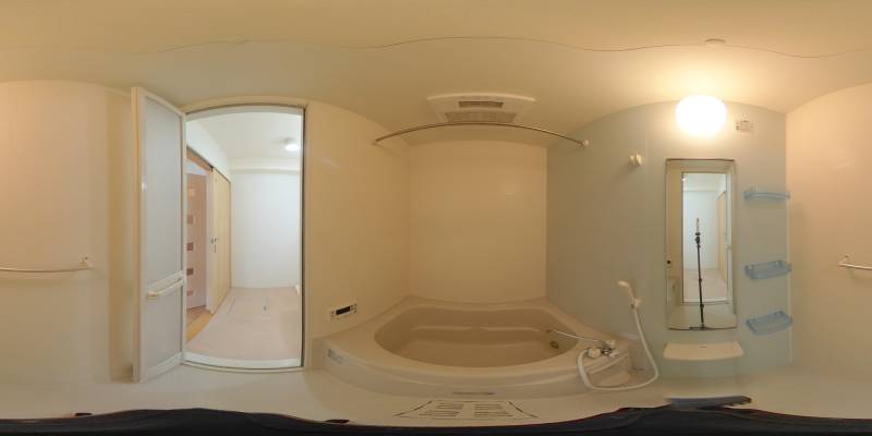 パノラマ画像バスルーム