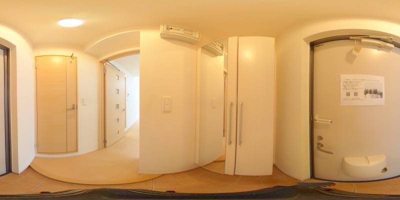 パノラマ画像玄関