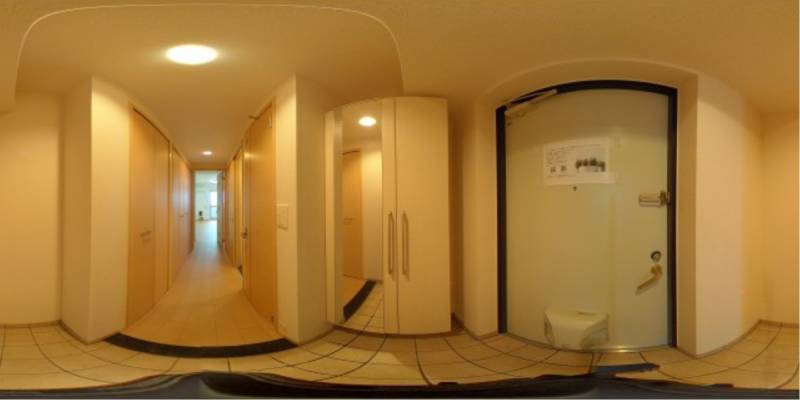 パノラマ画像玄関