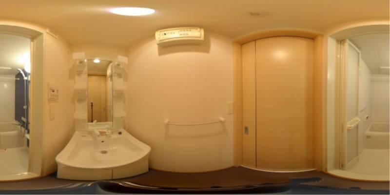 パノラマ画像洗面所