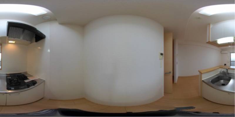 パノラマ画像キッチン