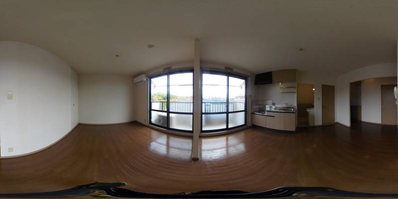 パノラマ画像リビング