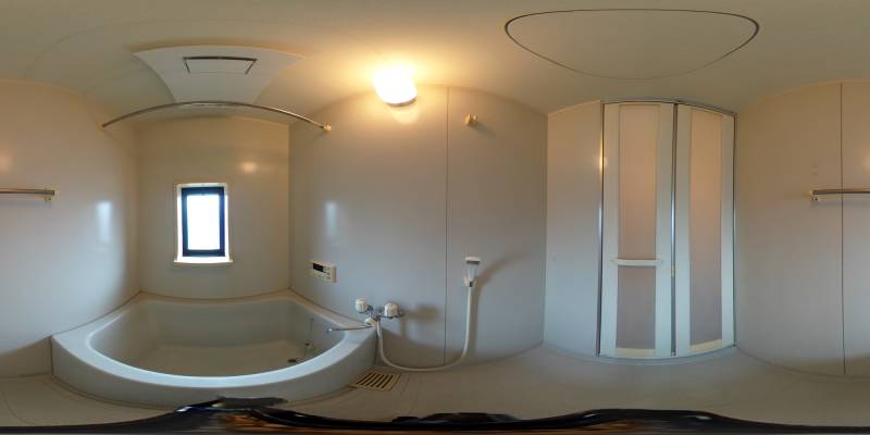 パノラマ画像バスルーム