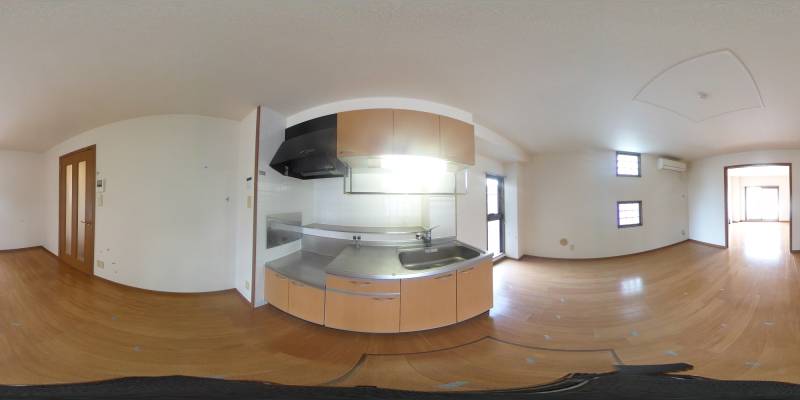 パノラマ画像キッチン