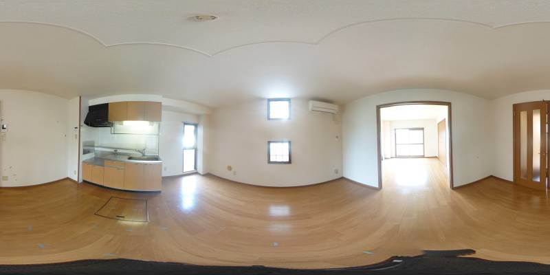 パノラマ画像リビング