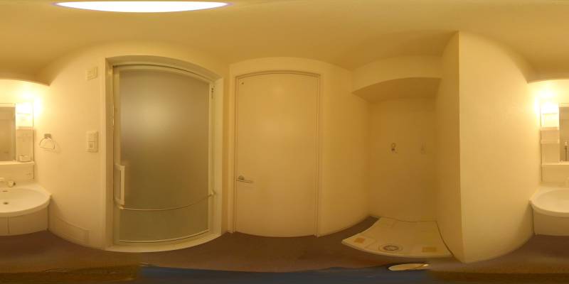 パノラマ画像洗面所