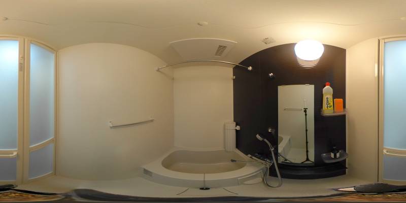 パノラマ画像バスルーム