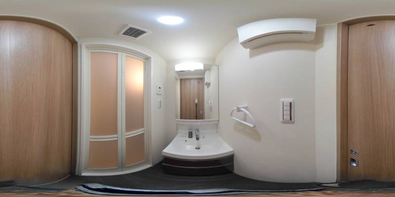 パノラマ画像洗面所