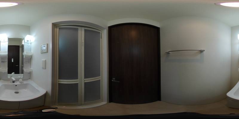 パノラマ画像洗面所