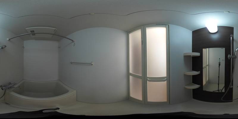 パノラマ画像バスルーム