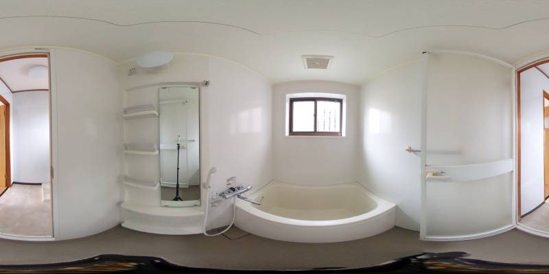 パノラマ画像バスルーム