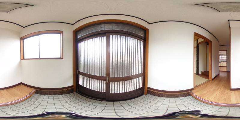 パノラマ画像玄関
