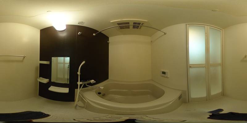 パノラマ画像バスルーム