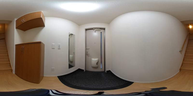 パノラマ画像玄関