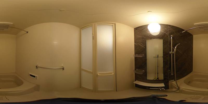 パノラマ画像バスルーム