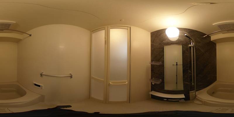 パノラマ画像バスルーム