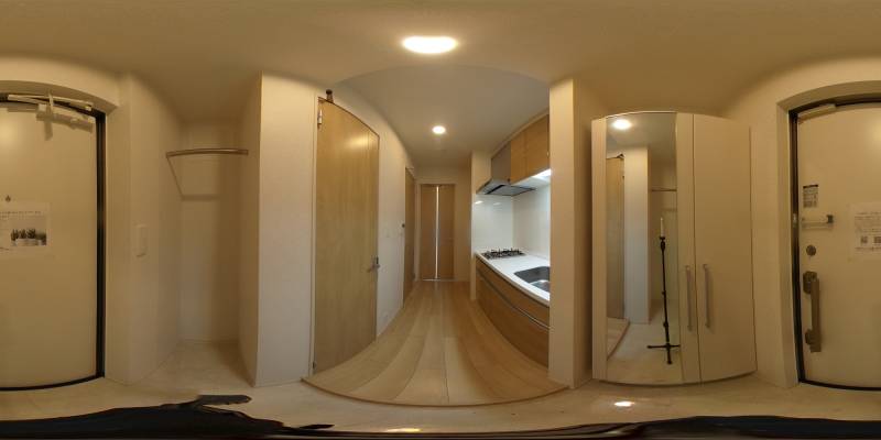 パノラマ画像玄関